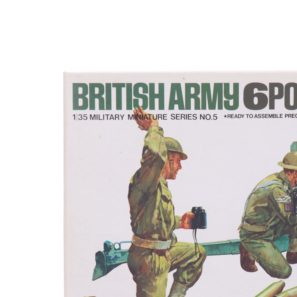 【中古即納】[PTM] ミリタリーミニチュアシリーズ No.5 1/35 イギリス陸軍 6ポンド対戦車砲 プラモデル(35005) タミヤ(19991231)