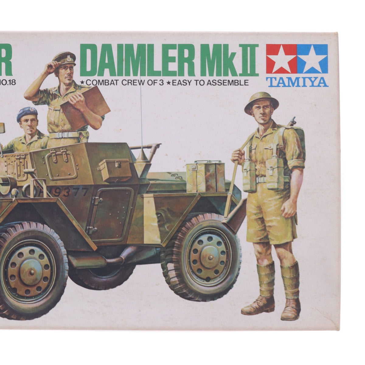 【中古即納】[PTM] ミリタリーミニチュアシリーズ No.18 1/35 スカウトカー ダイムラーマークII ディスプレイモデル プラモデル(35018) タミヤ(19991231)