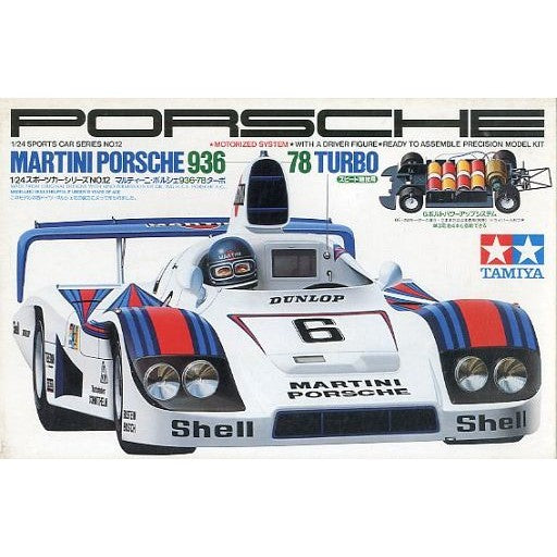 【中古即納】[PTM] スポーツカーシリーズ No.12 1/24 マルティーニ・ポルシェ 936-78 ターボ モーターライズキット プラモデル(24012) タミヤ(19991231)