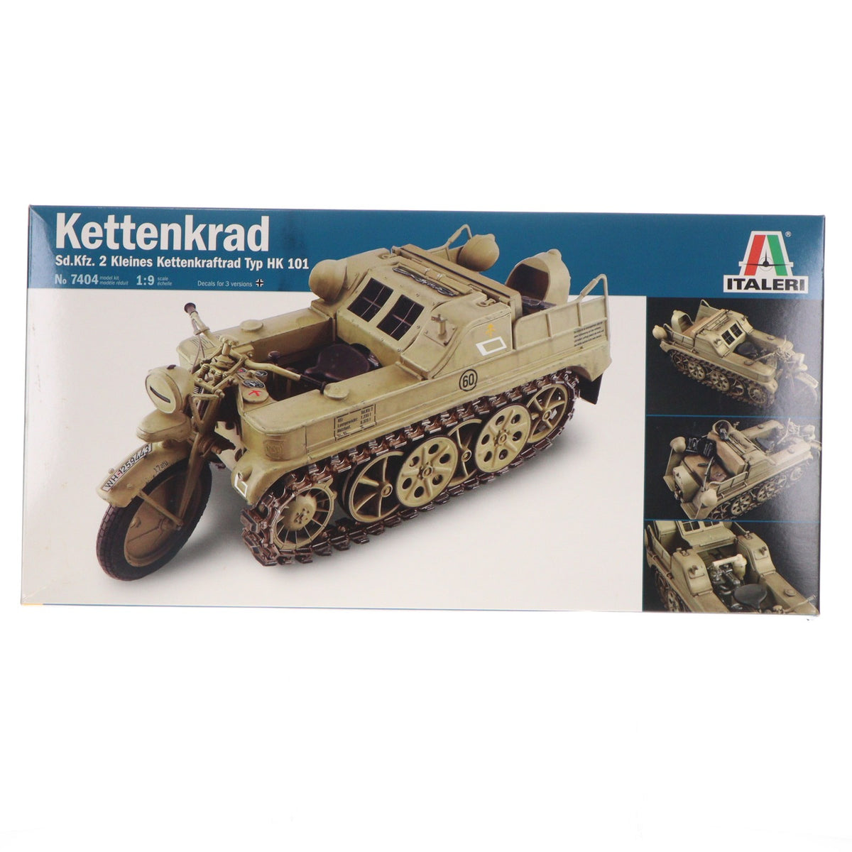 【中古即納】[PTM] 1/9 WW.II ドイツ軍 ケッテンクラート プラモデル(IT7404) ITALERI(イタレリ)(19991231)