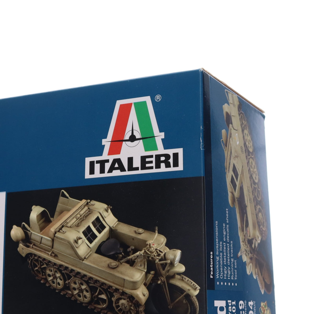 【中古即納】[PTM] 1/9 WW.II ドイツ軍 ケッテンクラート プラモデル(IT7404) ITALERI(イタレリ)(19991231)