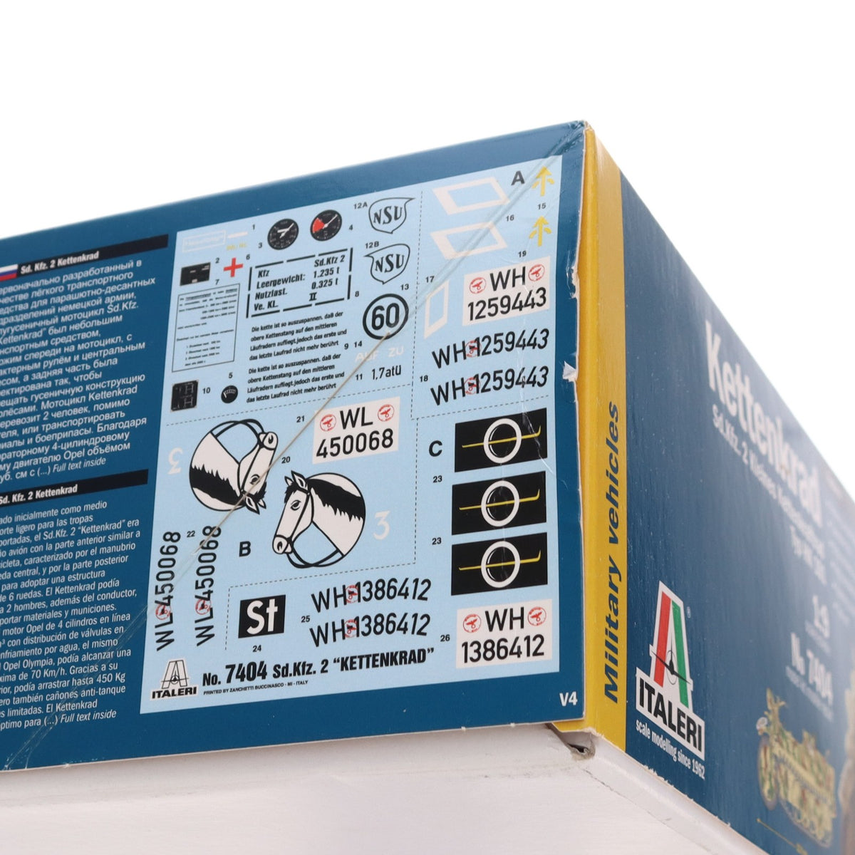 【中古即納】[PTM] 1/9 WW.II ドイツ軍 ケッテンクラート プラモデル(IT7404) ITALERI(イタレリ)(19991231)