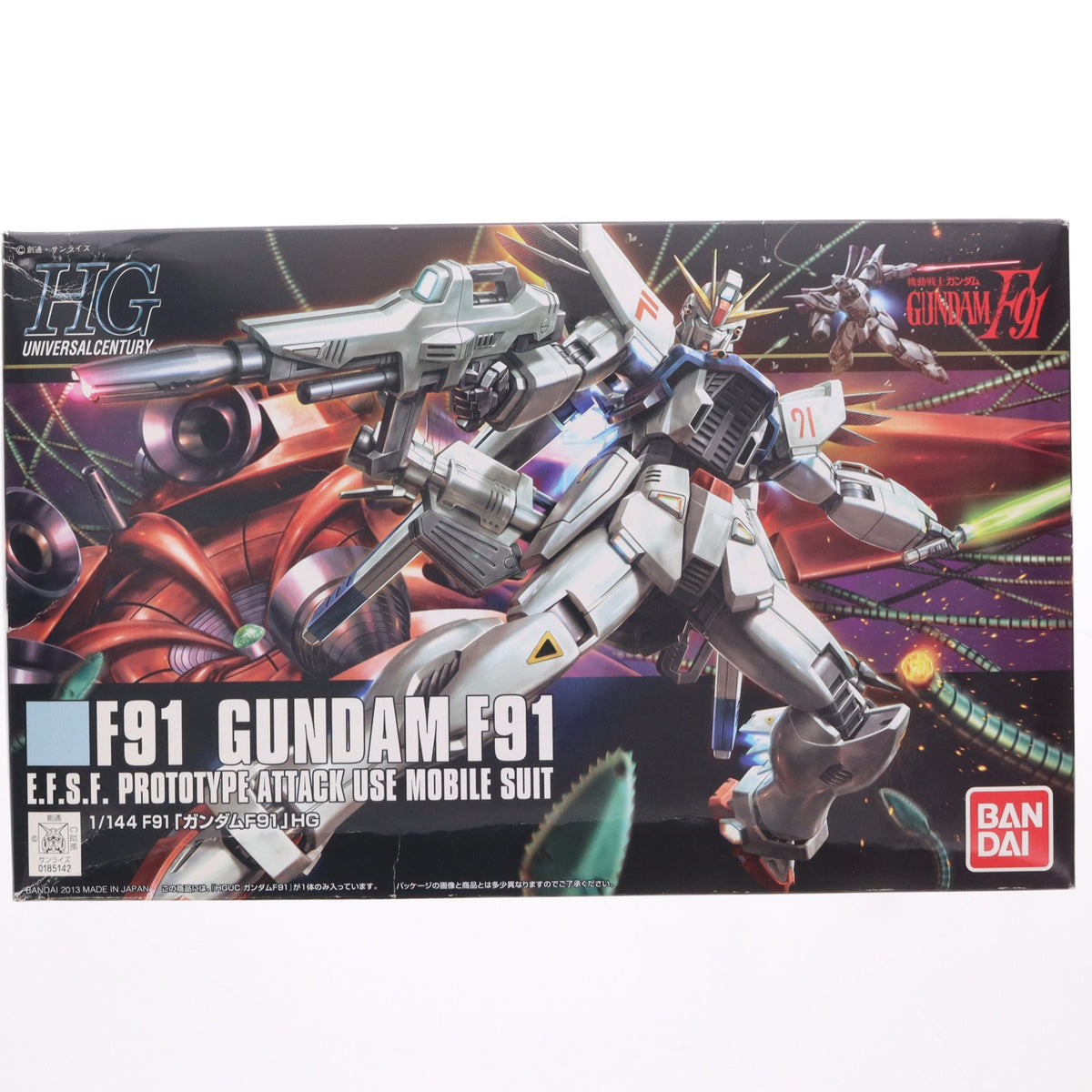 【中古即納】[PTM] HGUC 1/144 ガンダムF91 機動戦士ガンダムF91 プラモデル(0185142) バンダイ(20131231)