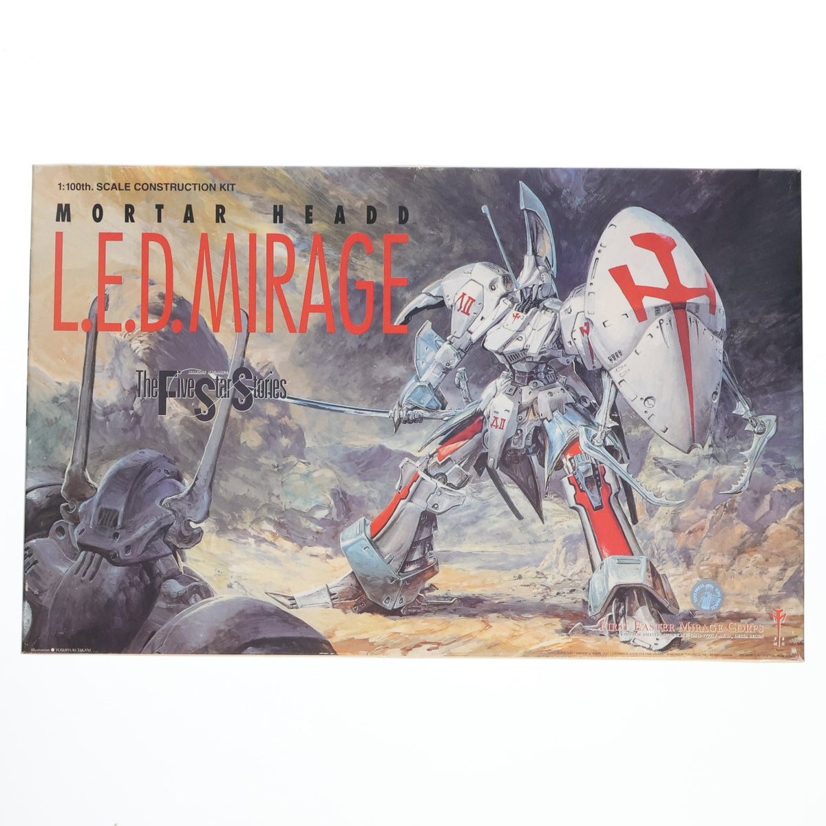 【中古即納】[PTM] 1/100 モーターヘッド(ゴティックメード) レッドミラージュ 10周年記念版 ファイブスター物語 プラモデル(FS-065) ウェーブ(WAVE)(20040930)
