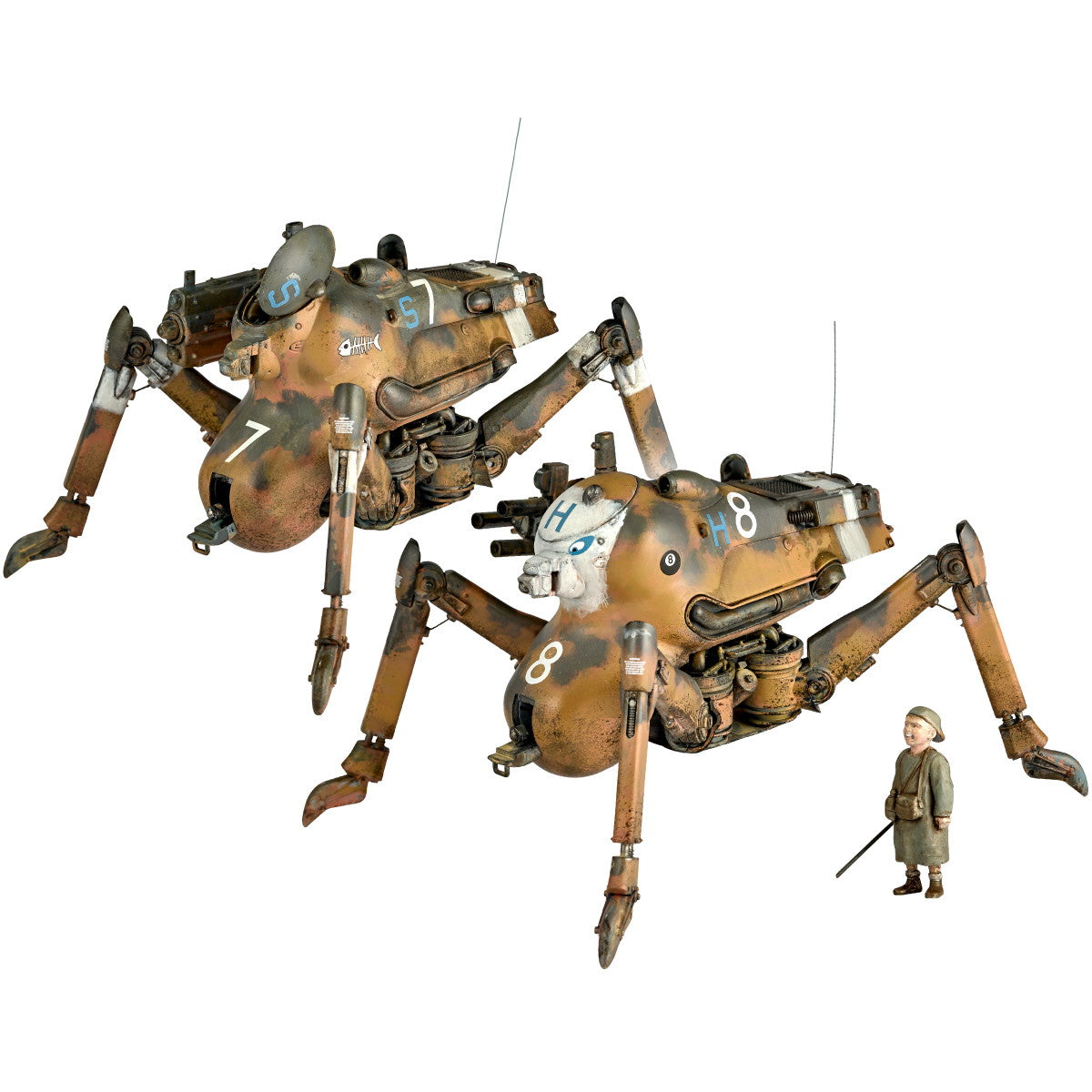 【中古即納】[PTM] ARTPLA 1/35 グラジエーターG1/G2&スマイルエディ・アムゼル Ma.K. マシーネンクリーガー プラモデル(AP049) 海洋堂(20250930)