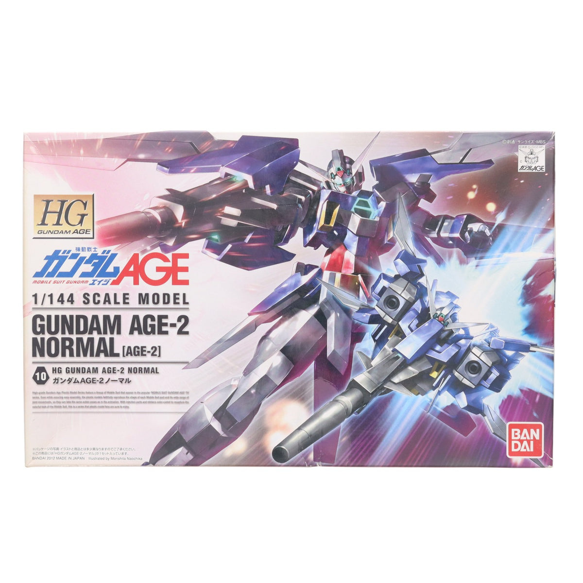 【中古即納】[PTM] HG 1/144 ガンダムAGE-2 ノーマル 機動戦士ガンダムAGE(エイジ) プラモデル バンダイ(20171129)