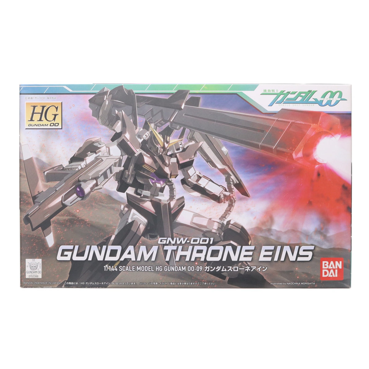 【中古即納】[PTM] HG 1/144 ガンダムスローネアイン 機動戦士ガンダム00(ダブルオー) プラモデル バンダイ(20180522)
