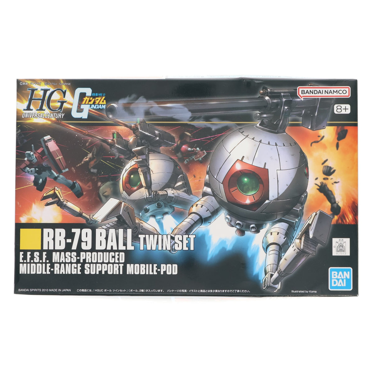 【中古即納】[PTM] HGUC 1/144 RB-79 ボール ツインセット 機動戦士ガンダム プラモデル バンダイスピリッツ(20210625)