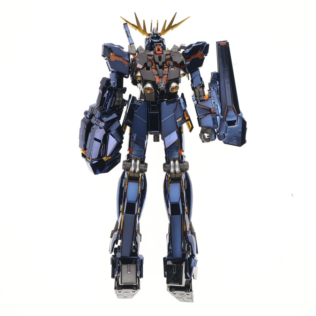 【中古即納】[PTM] MG 1/100 RX-0 ユニコーンガンダム2号機 バンシィ チタニウムフィニッシュver. 機動戦士ガンダムUC(ユニコーン) プラモデル(0180775) バンダイ(20121229)