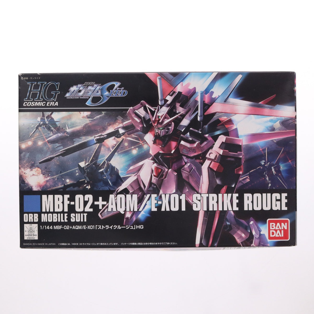 【中古即納】[PTM] HGCE 1/144 MBF-02+AQM/E-X01 ストライクルージュ 機動戦士ガンダムSEED(シード) シリーズ No.176 プラモデル(0189162) バンダイ(20180824)