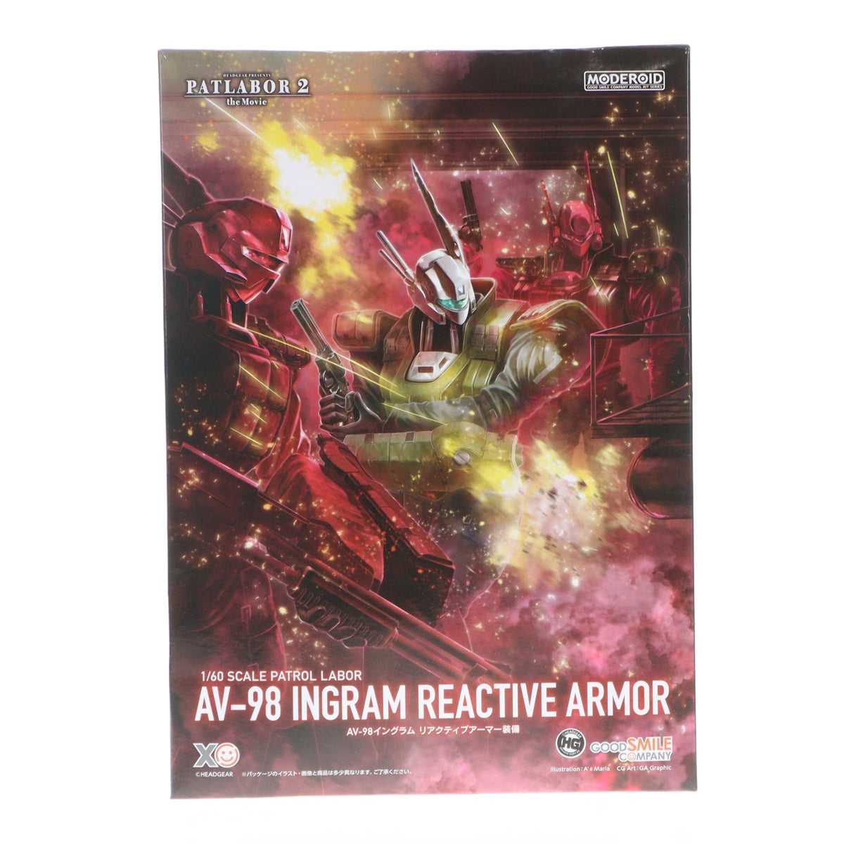 【中古即納】[PTM] MODEROID(モデロイド) 1/60 AV-98イングラム リアクティブアーマー装備 機動警察パトレイバー2 the Movie プラモデル グッドスマイルカンパニー(20230201)