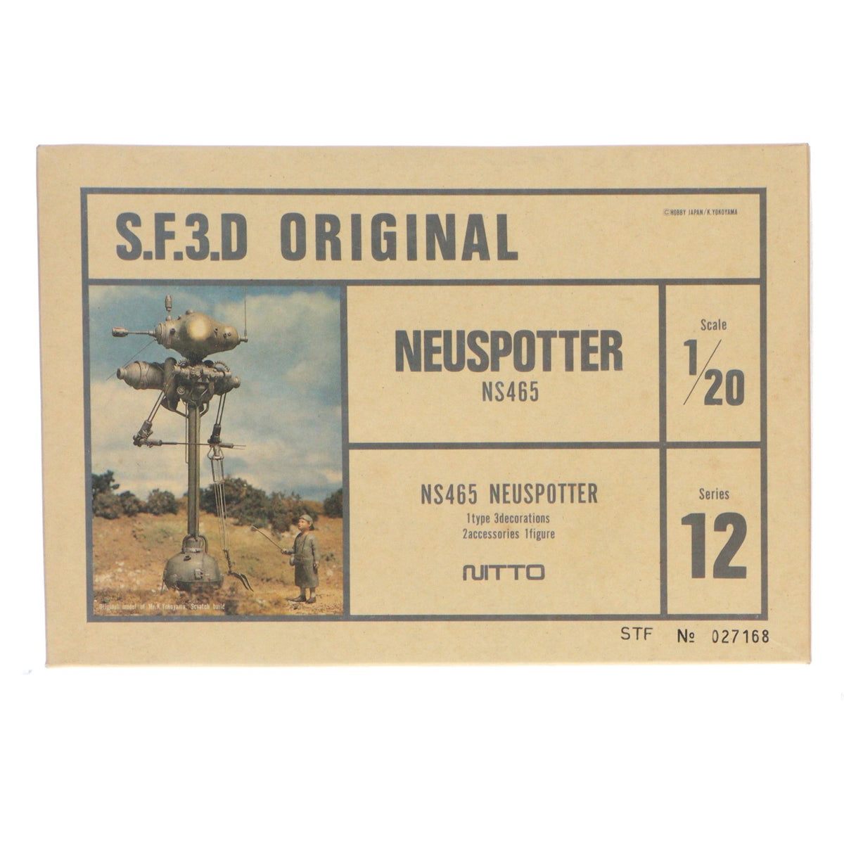 【中古即納】[PTM] S.F.3.D. ORIGINAL シリーズ12 1/20 NEUSPOTTER NS465 プラモデル(24116) 日東科学(NITTO)(20220328)