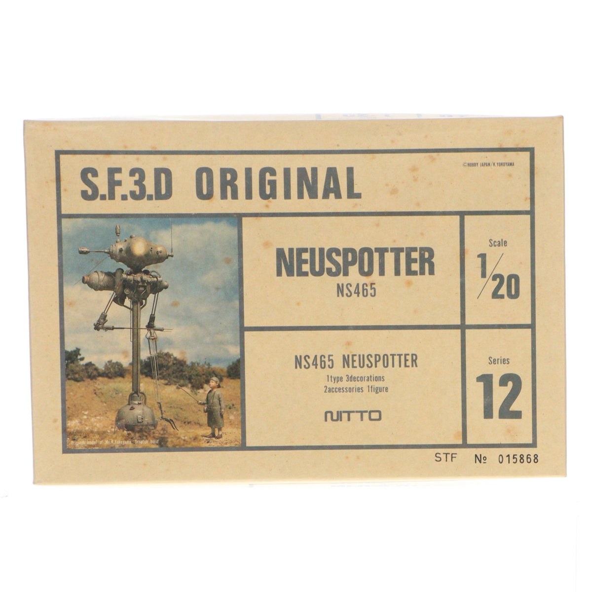 【中古即納】[PTM] S.F.3.D. ORIGINAL シリーズ12 1/20 NEUSPOTTER NS465 プラモデル(24116) 日東科学(NITTO)(20220328)