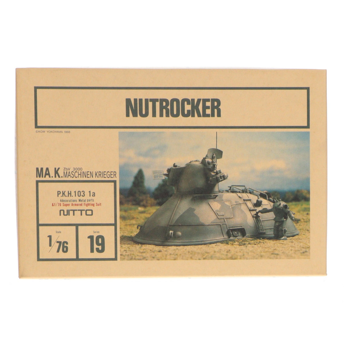 【中古即納】[PTM] Ma.K. マシーネンクリーガー Zbv3000 シリーズNo.19 1/76 NUTROCKER P.K.H.103 1a プラモデル(25139) 日東科学(NITTO)(19991231)