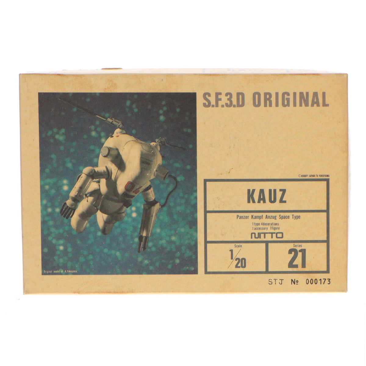 【中古即納】[PTM] S.F.3.D. ORIGINAL シリーズ21 1/20 KAUZ プラモデル(25156) 日東科学(NITTO)(20220328)