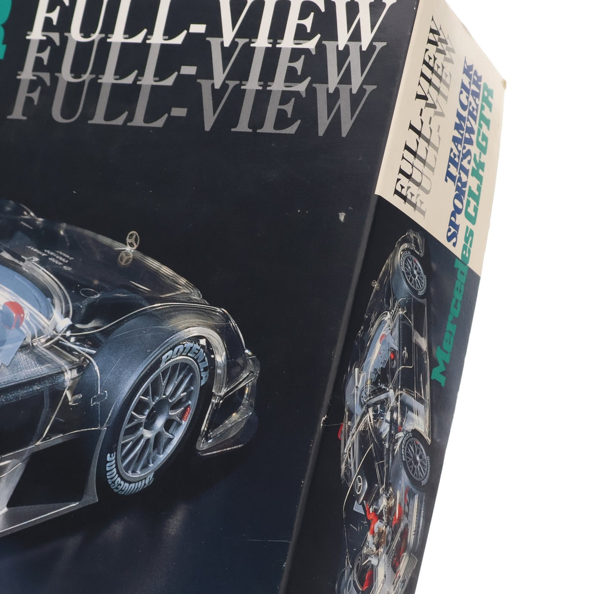 【中古即納】[PTM] スポーツカーシリーズ No.206 1/24 フルビュー メルセデス CLK-GTR チームCLK スポーツウェアー プラモデル(24206) タミヤ(19981220)