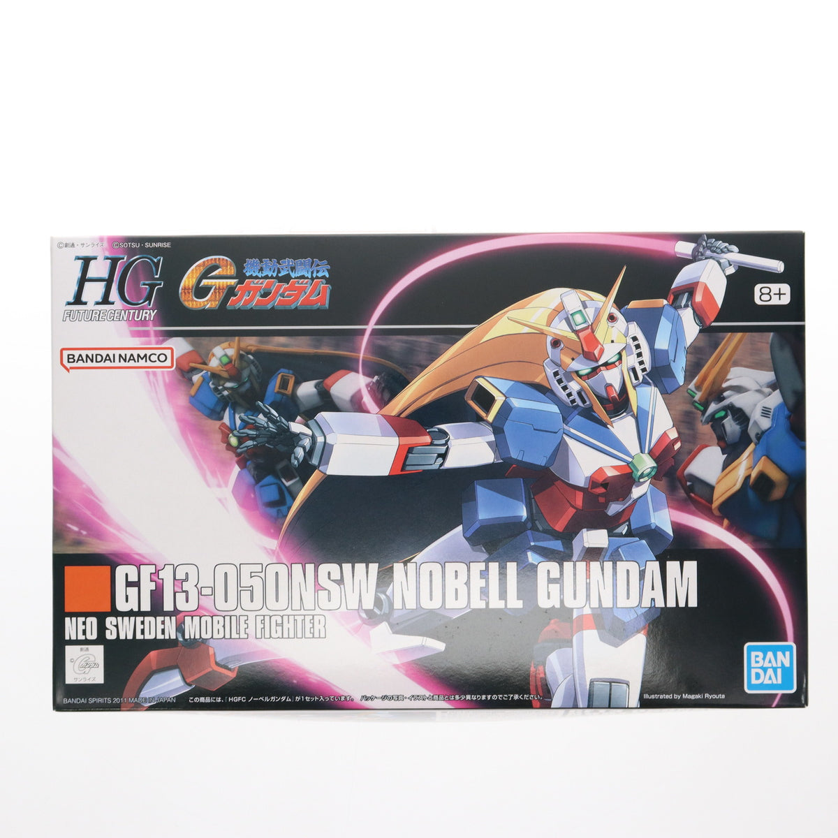 【中古即納】[PTM] HGFC 1/144 GF13-050NSW ノーベルガンダム 機動武闘伝Gガンダム プラモデル バンダイスピリッツ(20190730)
