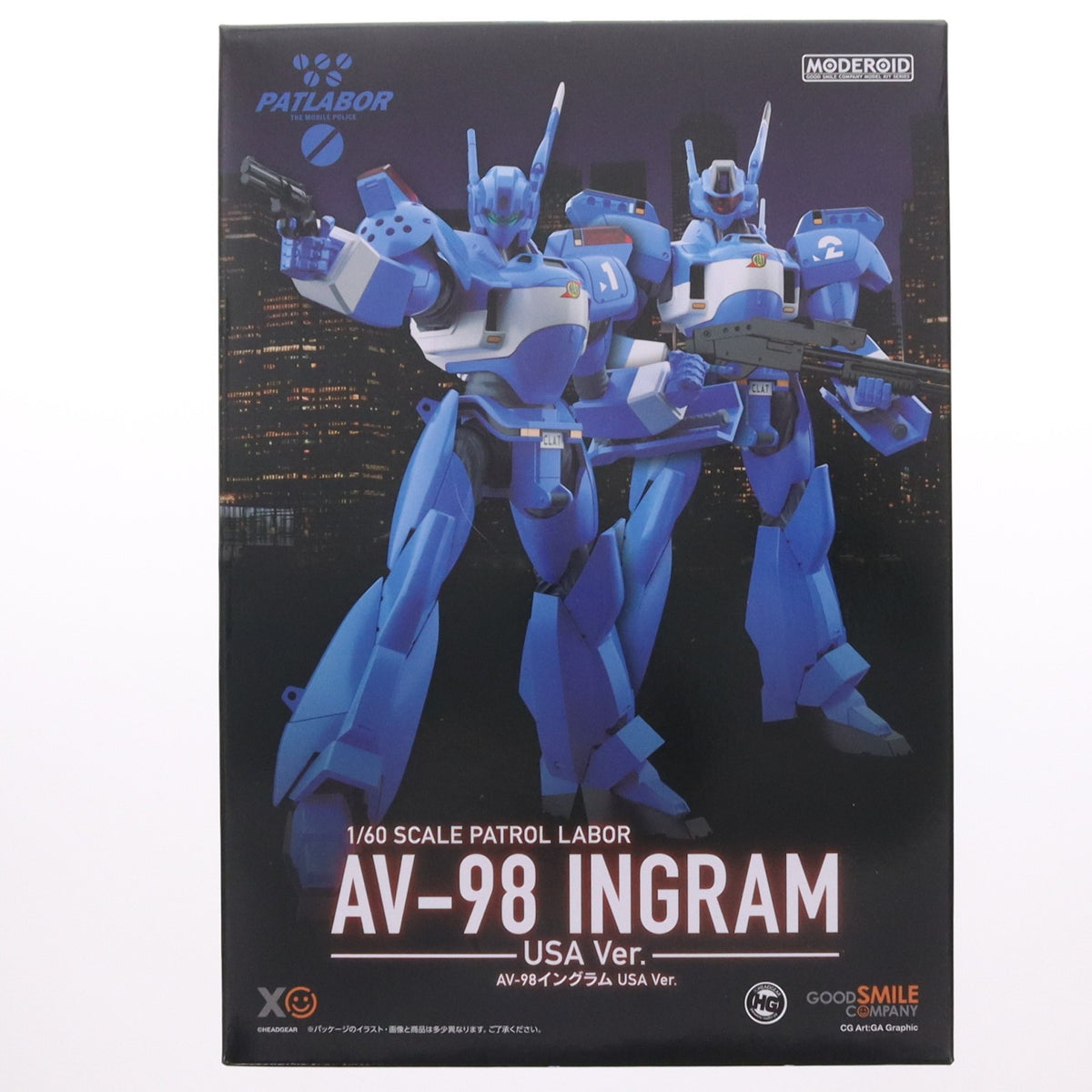 【中古即納】[PTM] MODEROID(モデロイド) 1/60 AV-98 イングラム USA Ver. 機動警察パトレイバー プラモデル ワンフェス2023冬&GOODSMILE ONLINE SHOP限定 グッドスマイルカンパニー(20230228)