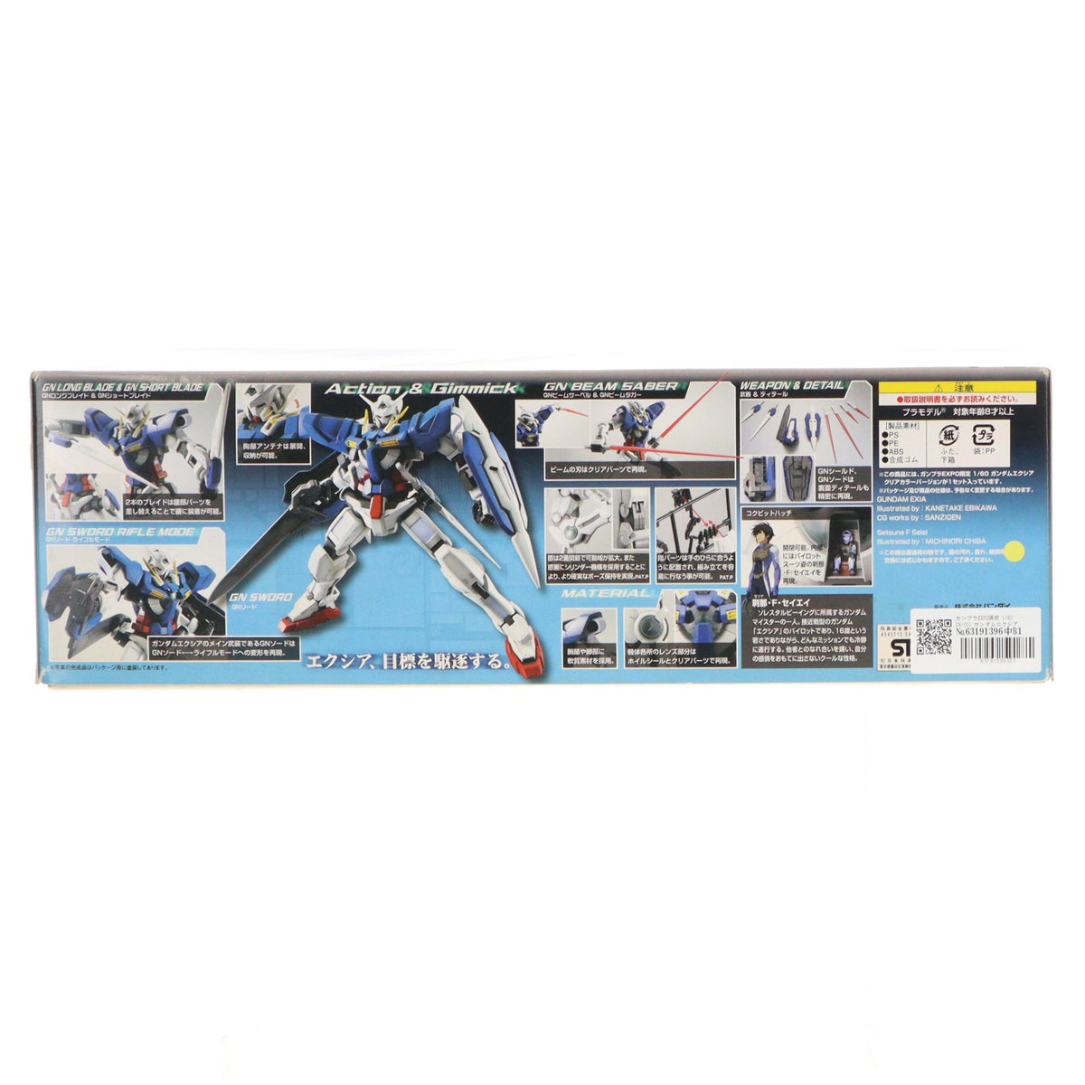 【中古即納】[PTM] ガンプラEXPO限定 1/60 GN-001 ガンダムエクシア クリアカラーVer. 機動戦士ガンダム00(ダブルオー) プラモデル バンダイ(20081231)