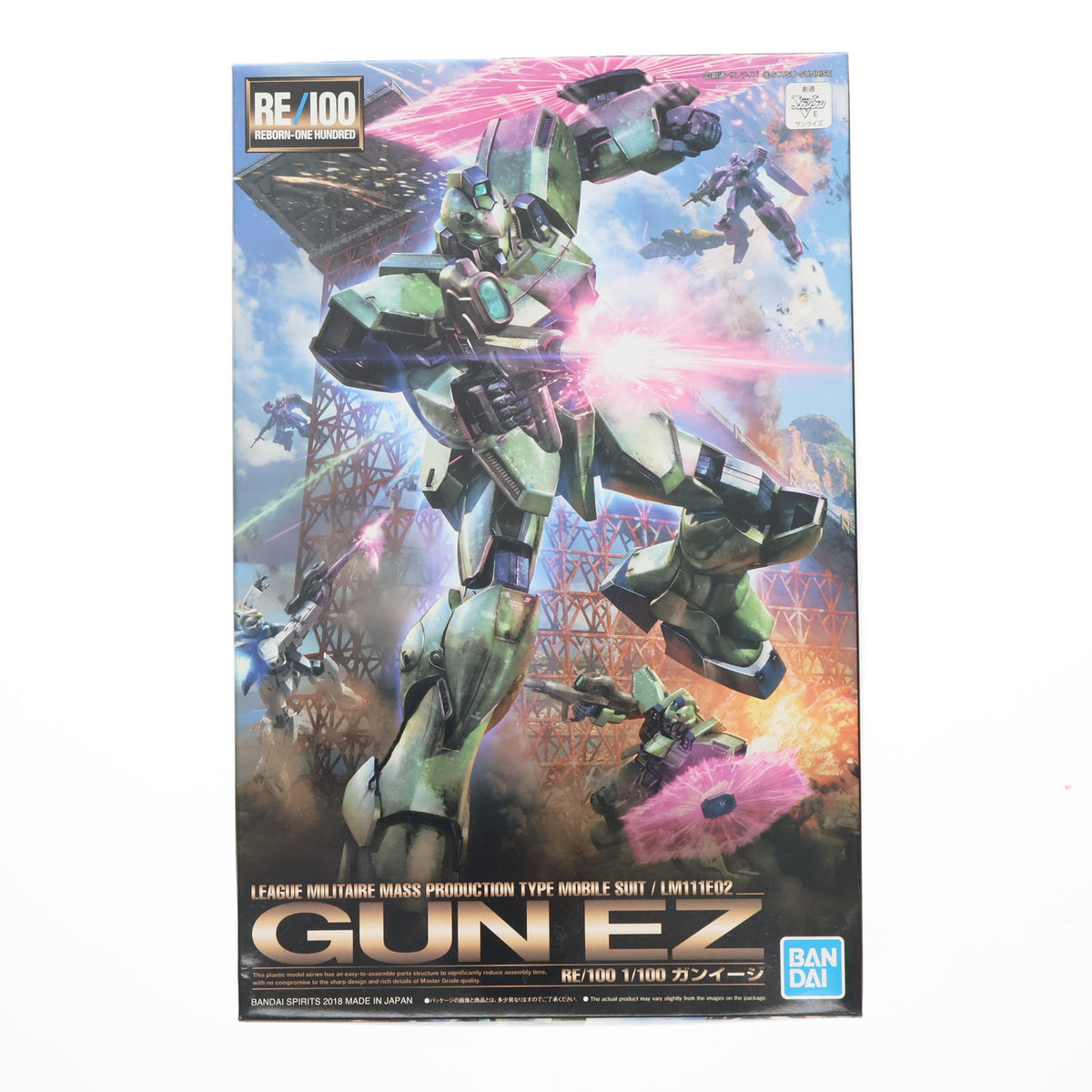 【中古即納】[PTM] RE/100 1/100 LM111E02 ガンイージ 機動戦士Vガンダム プラモデル(5055587) バンダイスピリッツ(20181229)