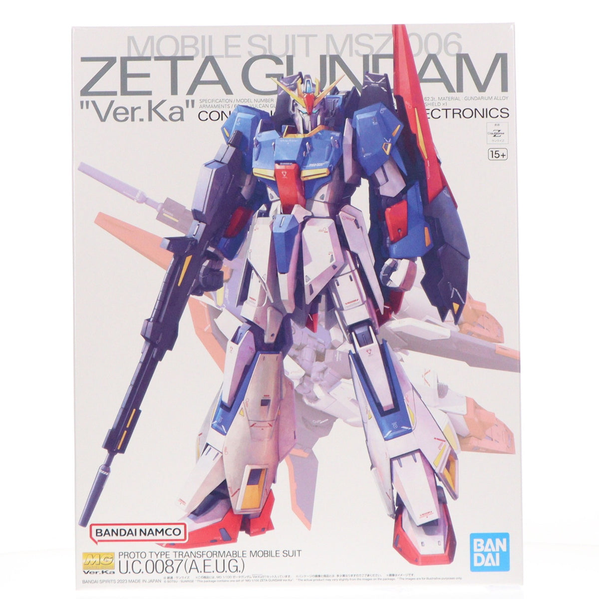 【中古即納】[PTM] (再販) MG 1/100 ゼータガンダム Ver.Ka 機動戦士Zガンダム プラモデル(5064015) バンダイスピリッツ(20261016)