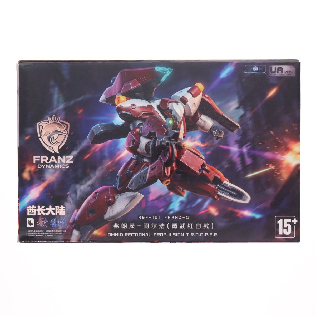 【中古即納】[PTM] ULTRA ACTION TROOPERシリーズ 1/144 Franz-α(フランツアルファ)(レッド×ホワイト) プラモデル(571106) SHEIK MAINLAND(20260918)