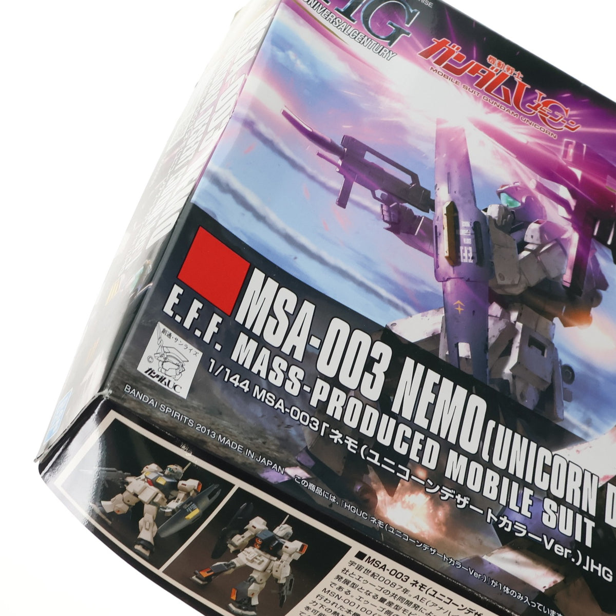 【中古即納】[PTM] (再販) HGUC 1/144 MSA-003 ネモ(ユニコーンデザートカラーVer.) 機動戦士ガンダムUC(ユニコーン) プラモデル(5060958) バンダイスピリッツ(20251001)