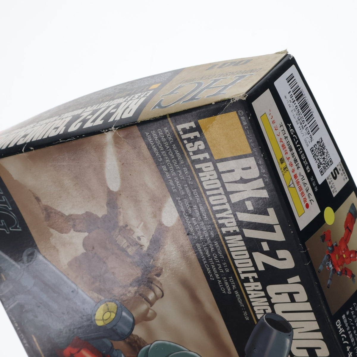 【中古即納】[PTM] HGUC 1/144 RX-77-2 ガンキャノン 機動戦士ガンダム プラモデル(0072918) バンダイ(20000917)