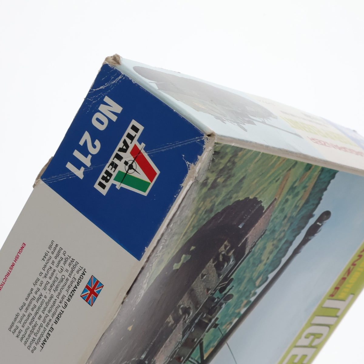【中古即納】[PTM] 1/35 JAGDPANZER TIGER(P) ELEFANT(エレファント) プラモデル(211) ITALERI(イタレリ)(19941231)