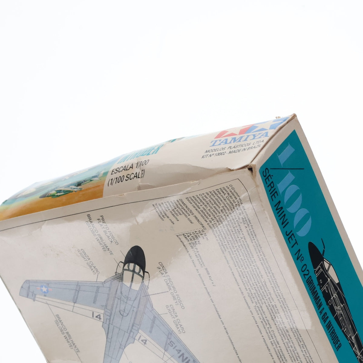 【中古即納】[PTM] 1/100 GRUMMAN A-6A INTRUDER(イントルーダー) ブラジル版 プラモデル(1993) タミヤ(19991231)