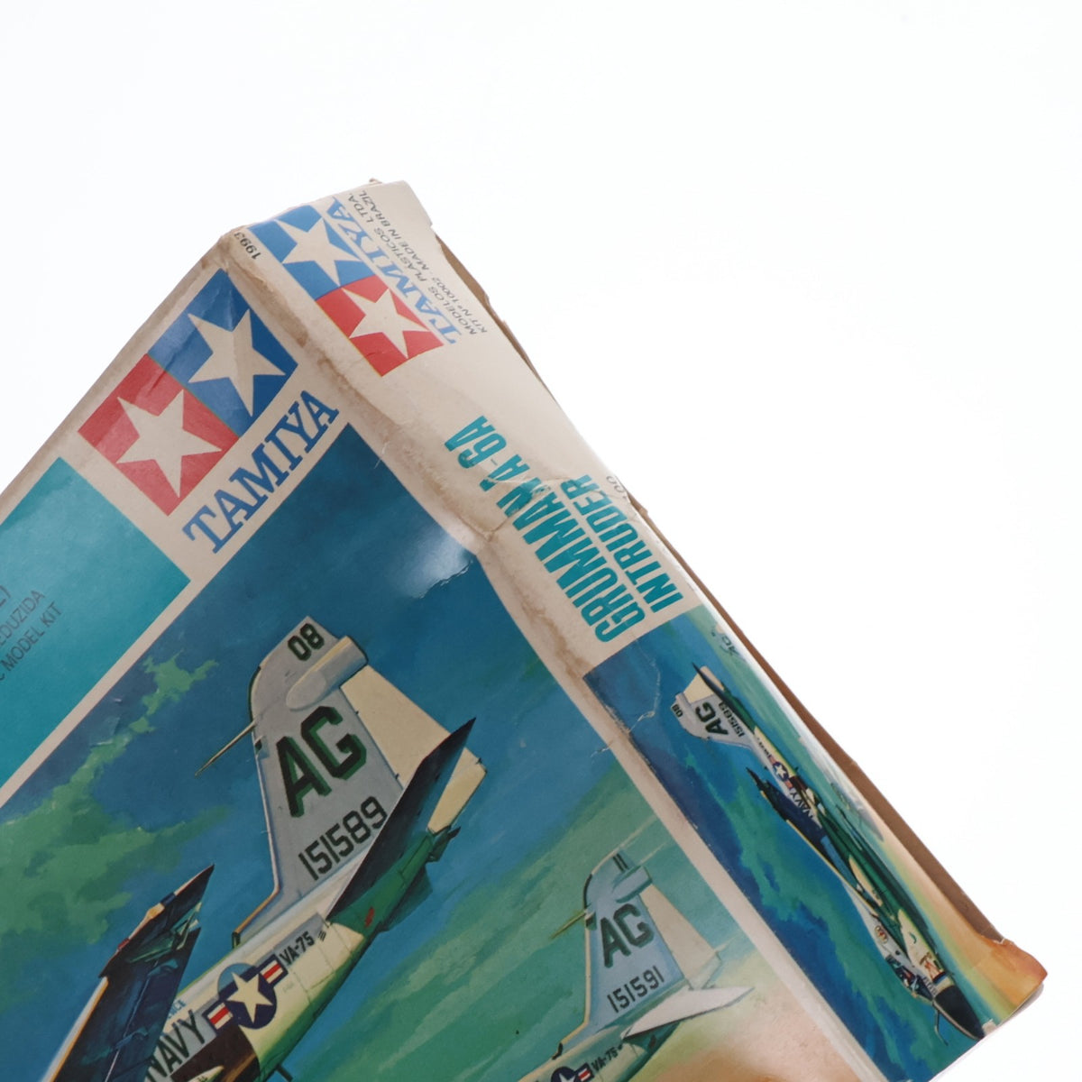 【中古即納】[PTM] 1/100 GRUMMAN A-6A INTRUDER(イントルーダー) ブラジル版 プラモデル(1993) タミヤ(19991231)