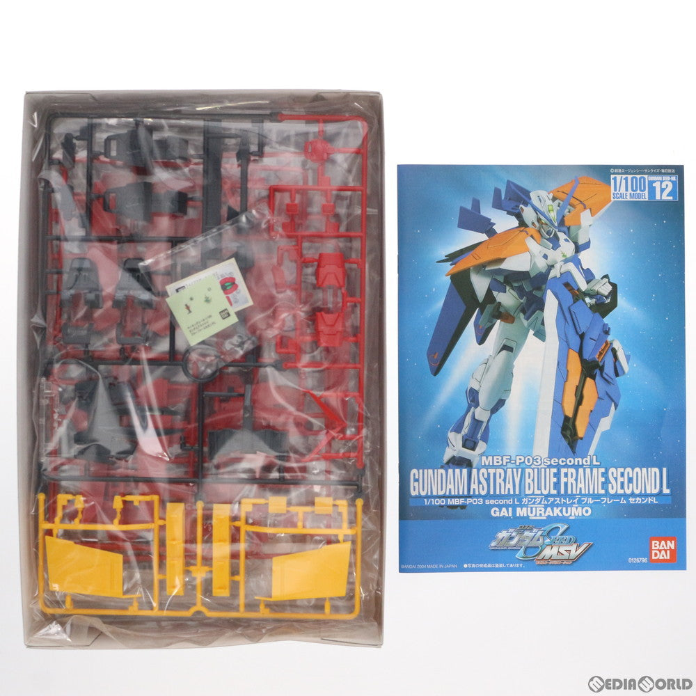 【中古即納】[PTM] 1/100 MBF-P03 ガンダムアストレイ ブルーフレーム セカンドL レッドVer. 機動戦士ガンダムSEED(シード) MSV プラモデル(0131891) バンダイ(20041231)