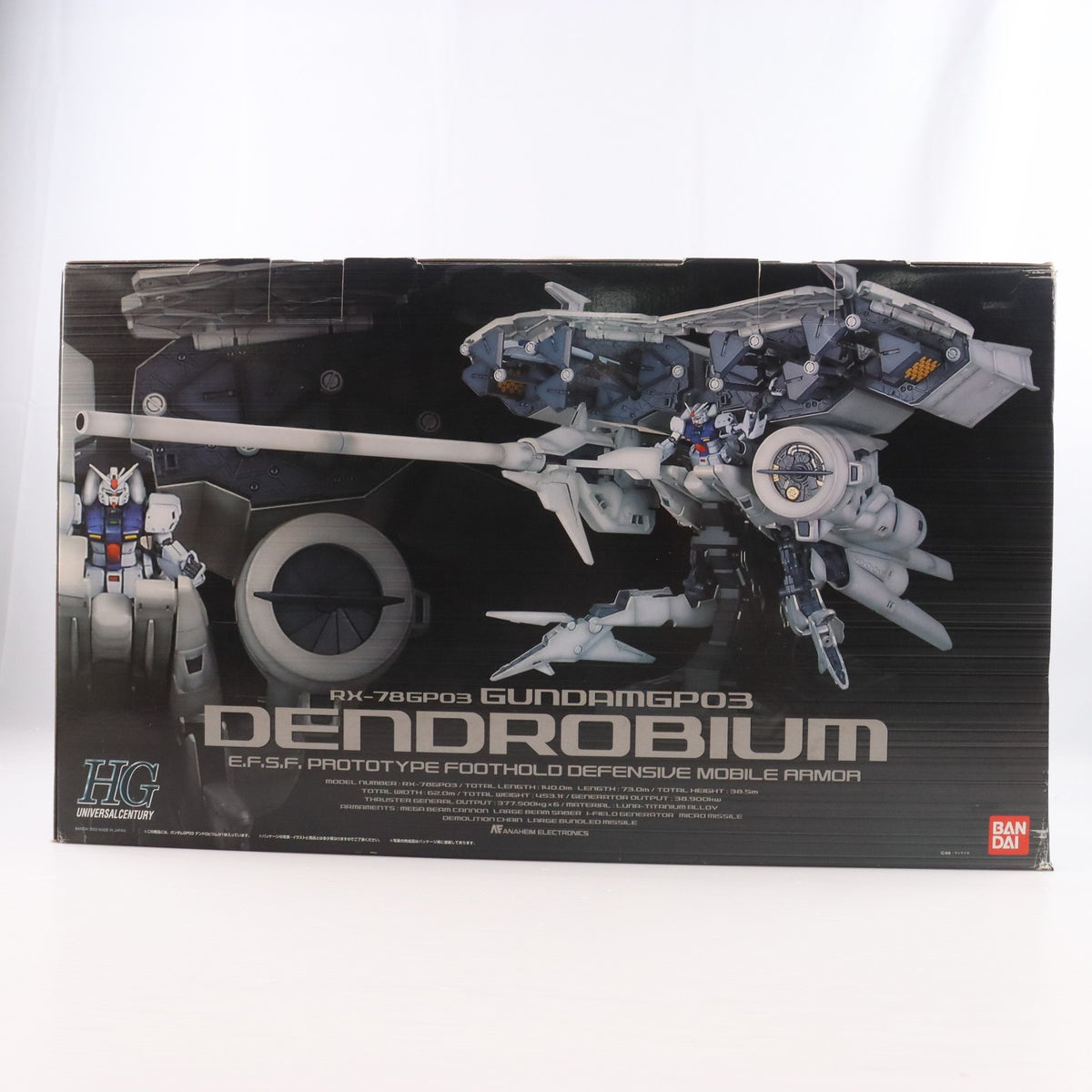 【中古即納】[PTM] 初回特典DVD無し HGUC 1/144 RX-78GP03 デンドロビウム 機動戦士ガンダム0083 STARDUST MEMORY プラモデル(0107985) バンダイ(20200428)