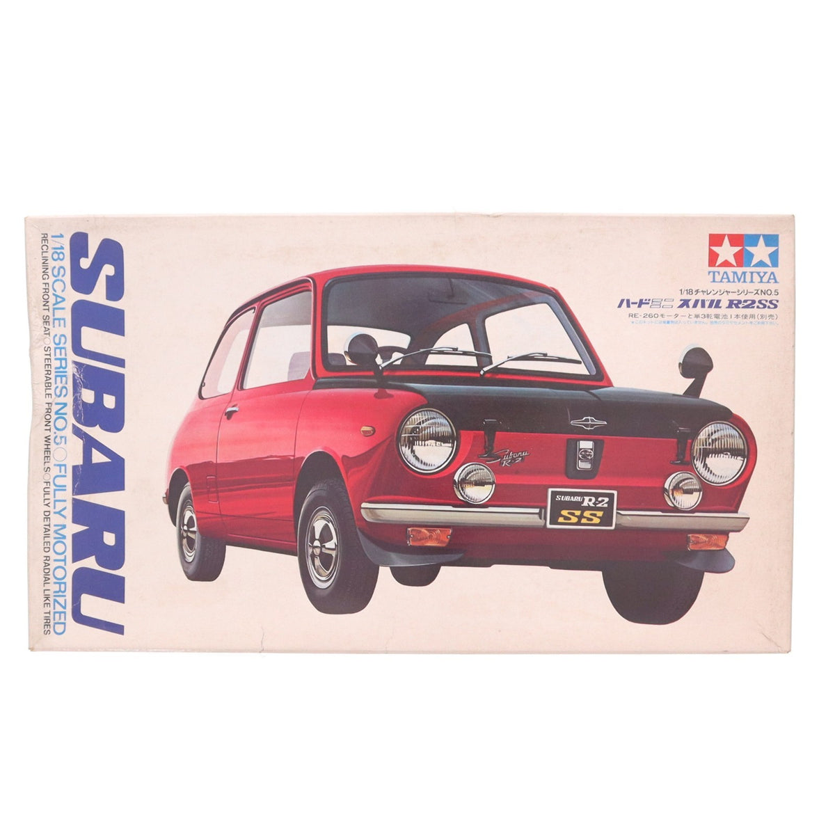 【中古即納】[PTM] チャレンジャーシリーズ No.5 1/18 ハードミニ スバル R-2 SS プラモデル(10005) タミヤ(19701231)