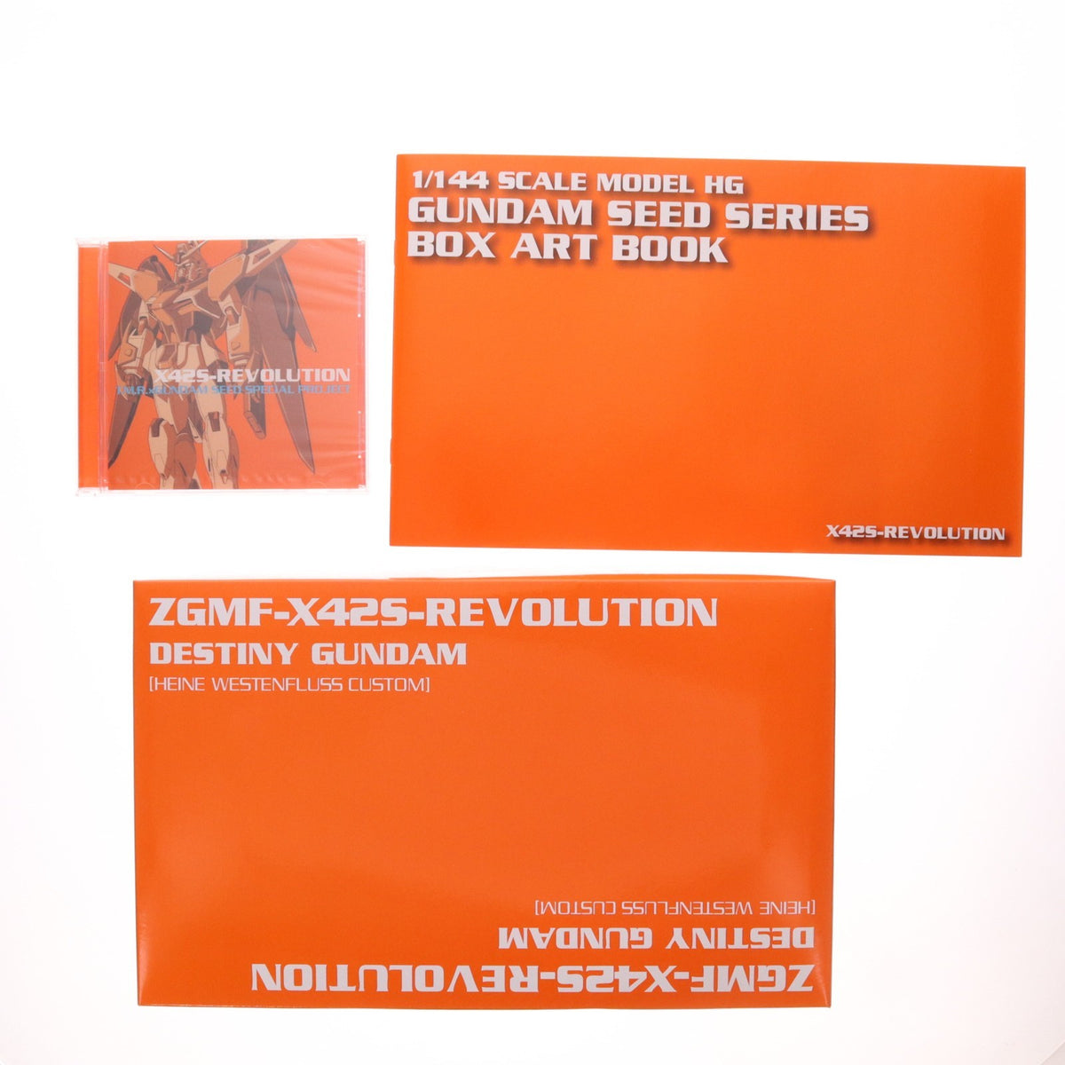 【中古即納】[PTM] 特典3種付属 T.M.Revolution「X42S-REVOLUTION」初回生産限定盤A(HG 1/144 ハイネ専用デスティニーガンダム付属) 機動戦士ガンダムSEED DESTINY(シード デスティニー) プラモデル CD(ESCL-3400) ソニー・ミュージックエンタテインメント(20100324)