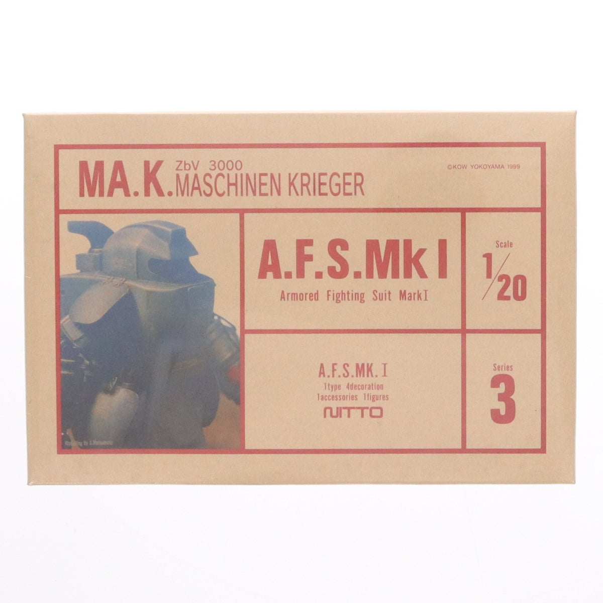 【中古即納】[PTM] 1/20 A.F.S.(アーマードファイティングスーツ) Mark I Ma.K. マシーネンクリーガー シリーズ3 プラモデル(24097) 日東科学(NITTO)(19990831)