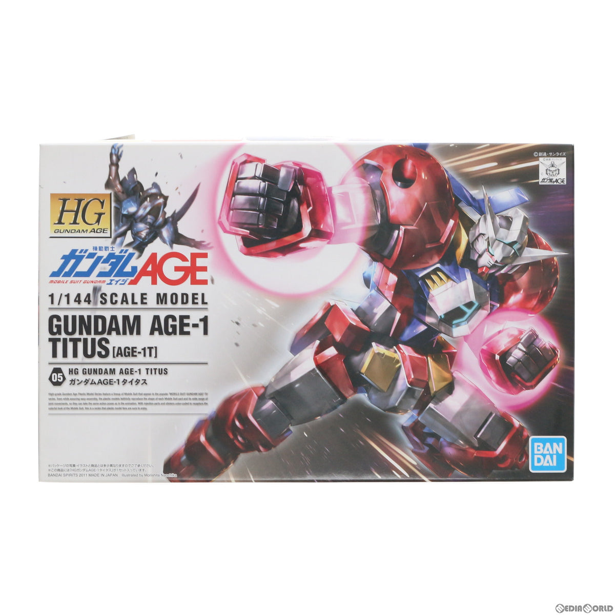 【中古即納】[PTM] HG 1/144 AGE-1T ガンダムAGE-1タイタス 機動戦士ガンダムAGE(エイジ) プラモデル(5057384) バンダイスピリッツ(20201204)