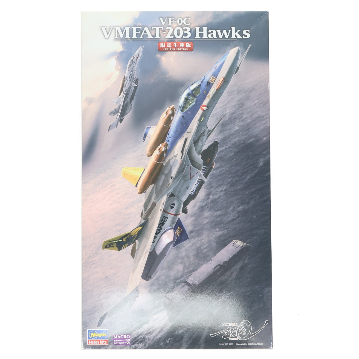 【中古即納】[PTM] 1/72 VF-0C (単座型デルタ翼機) 『VMFAT-203 ホークス』 限定生産版 マクロス ゼロ プラモデル ハセガワ(20200816)