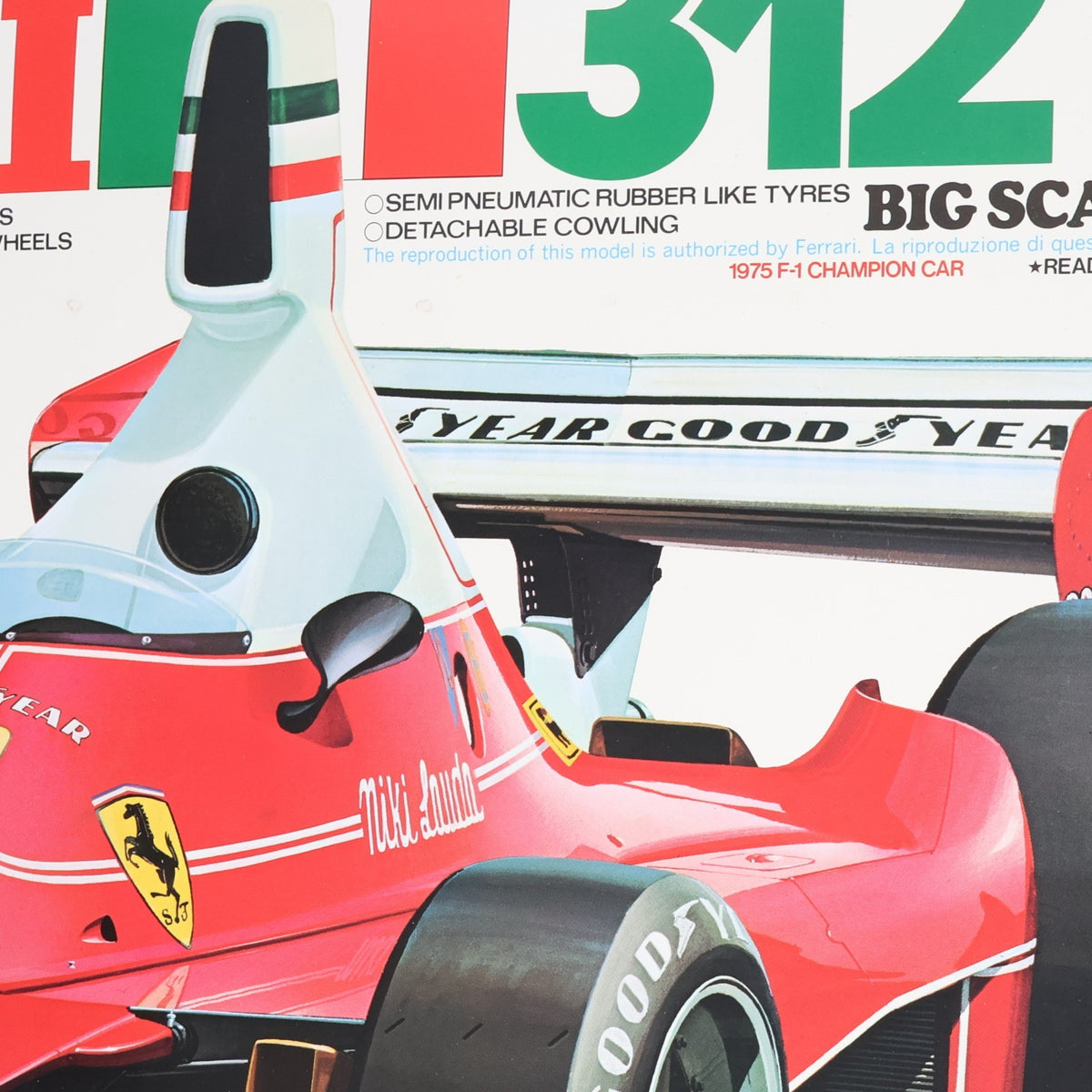【中古即納】[PTM] ビッグスケールシリーズ No.17 1/12 75年 フェラーリ 312T プラモデル(12019) タミヤ(19761231)
