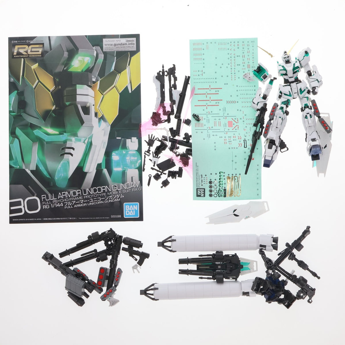 【中古即納】[PTM] (再販) RG 1/144 RX-0 フルアーマー・ユニコーンガンダム 機動戦士ガンダムUC(ユニコーン) プラモデル(505586) バンダイスピリッツ(20260401)