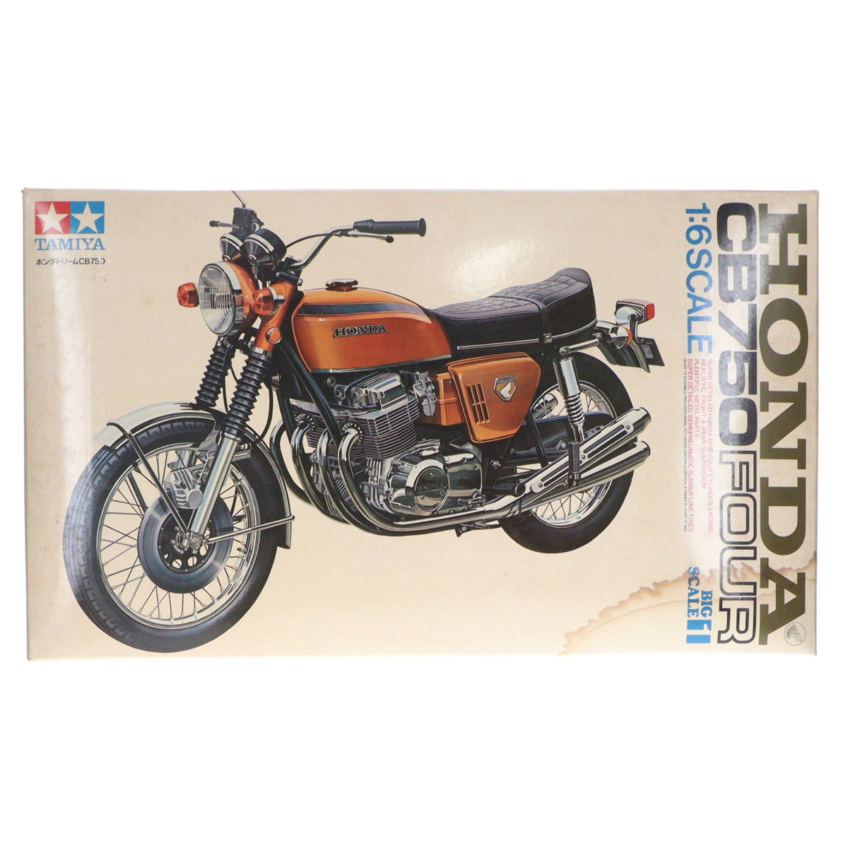 【中古即納】[PTM] オートバイシリーズ No.1 1/6 ホンダ ドリーム CB750 FOUR ディスプレイモデル プラモデル(BS0601) タミヤ(19991231)