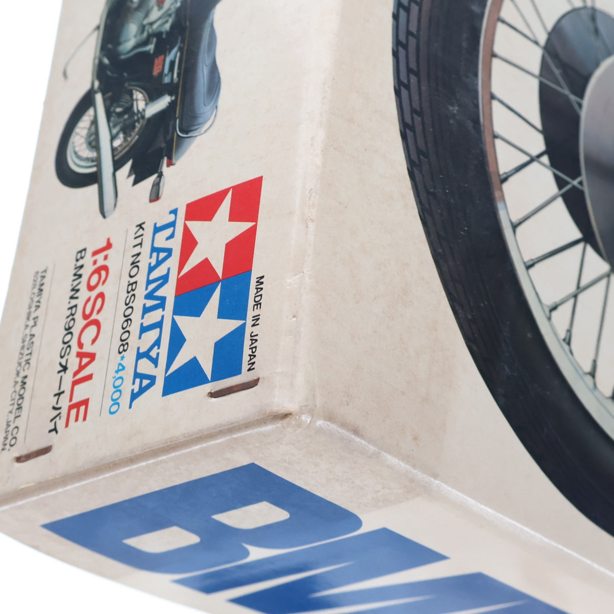 【中古即納】[PTM] オートバイシリーズ No.8 1/6 B.M.W. R90S ディスプレイモデル プラモデル(BS0608) タミヤ(19991231)