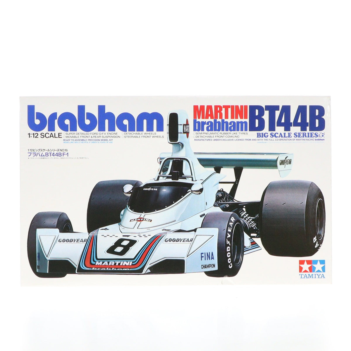 【中古即納】[PTM] ビッグスケールシリーズ No.16 1/12 ブラバム BT44B F-1 ディスプレイモデル プラモデル(12018) タミヤ(19991231)