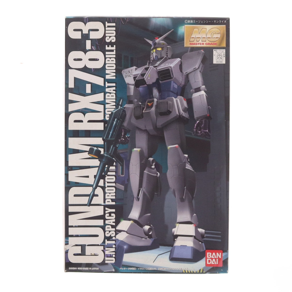【中古即納】[PTM] MG 1/100 RX-78-3 G3ガンダム 機動戦士ガンダム プラモデル(0052969) バンダイ(20170802)
