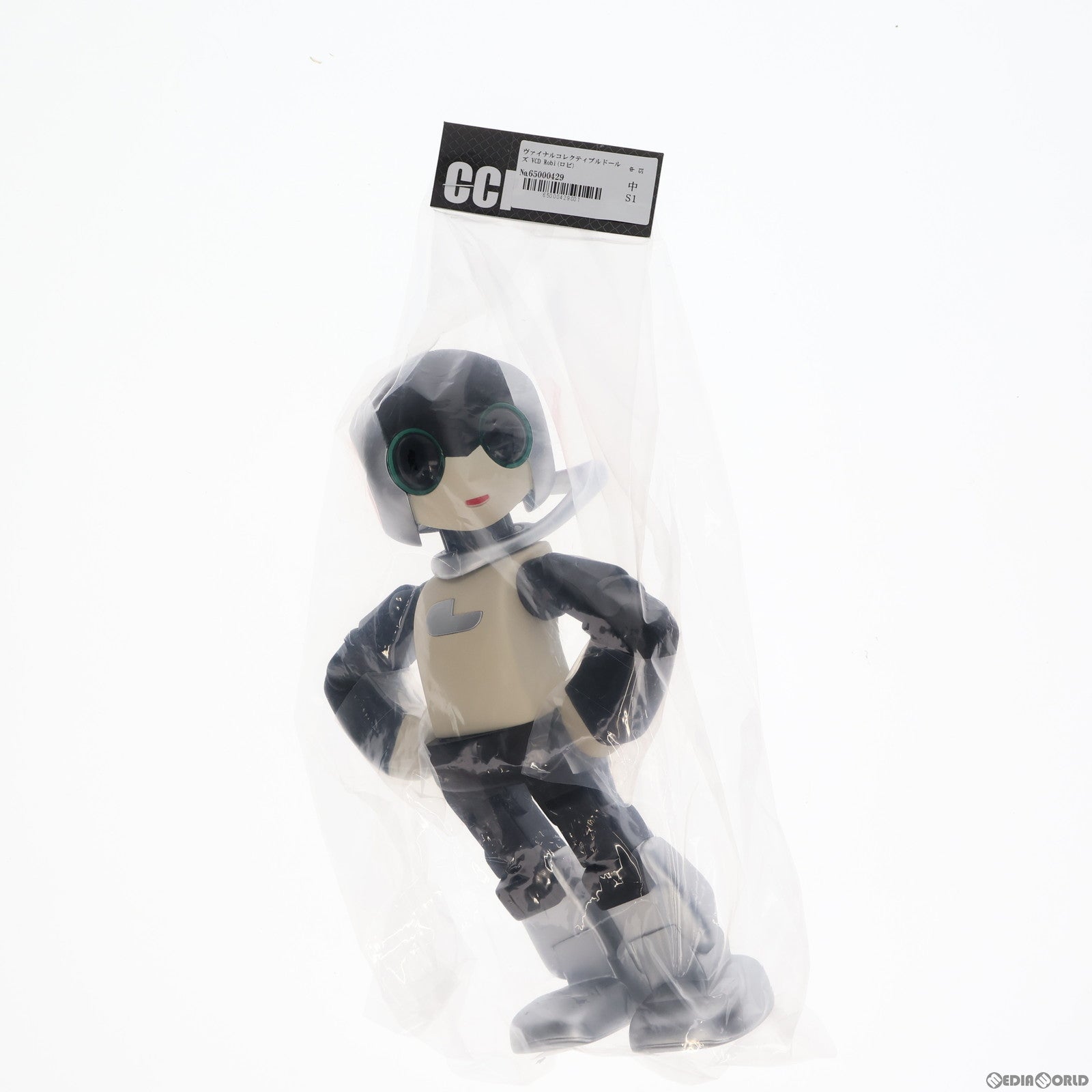 【中古即納】[SFT] ヴァイナルコレクティブルドールズ VCD Robi(ロビ) ロビ2 シルバー×レッド 完成品 ソフビフィギュア CCP/メディコム・トイ(20191231)