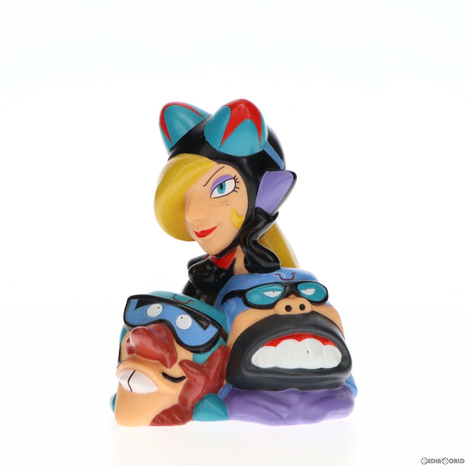 【中古即納】[FIG] マージョ一味(マージョ/ワルサー/グロッキー) タツノコキャラクターソフビ貯金箱 タイムボカン ソフビフィギュア プライズ バンプレスト(19981231)