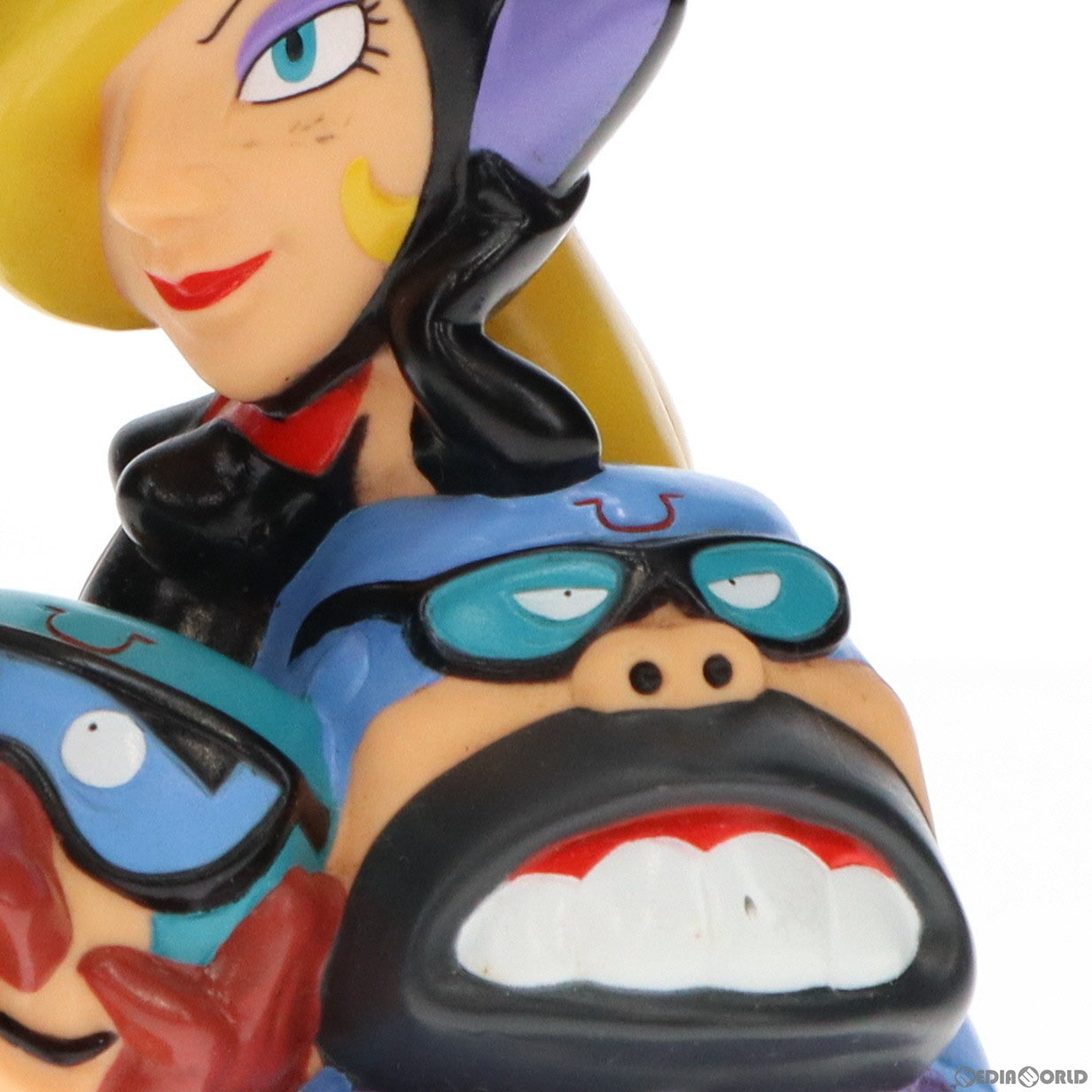 【中古即納】[FIG] マージョ一味(マージョ/ワルサー/グロッキー) タツノコキャラクターソフビ貯金箱 タイムボカン ソフビフィギュア プライズ バンプレスト(19981231)