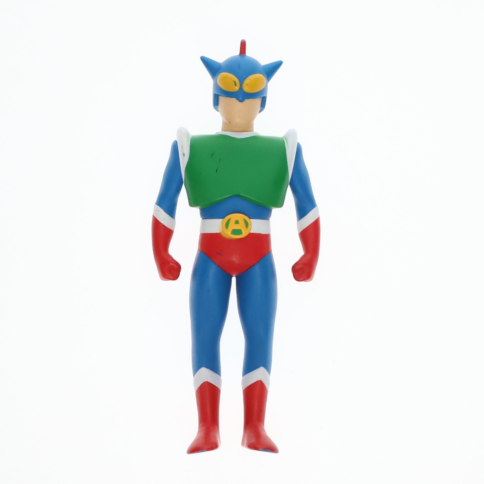 【中古即納】[SFT] プレミアムバンダイ限定 アクション仮面ソフビ アクション仮面カード 映画クレヨンしんちゃん アクション仮面VSハイグレ魔王 完成品 ソフビフィギュア バンダイ(20191231)