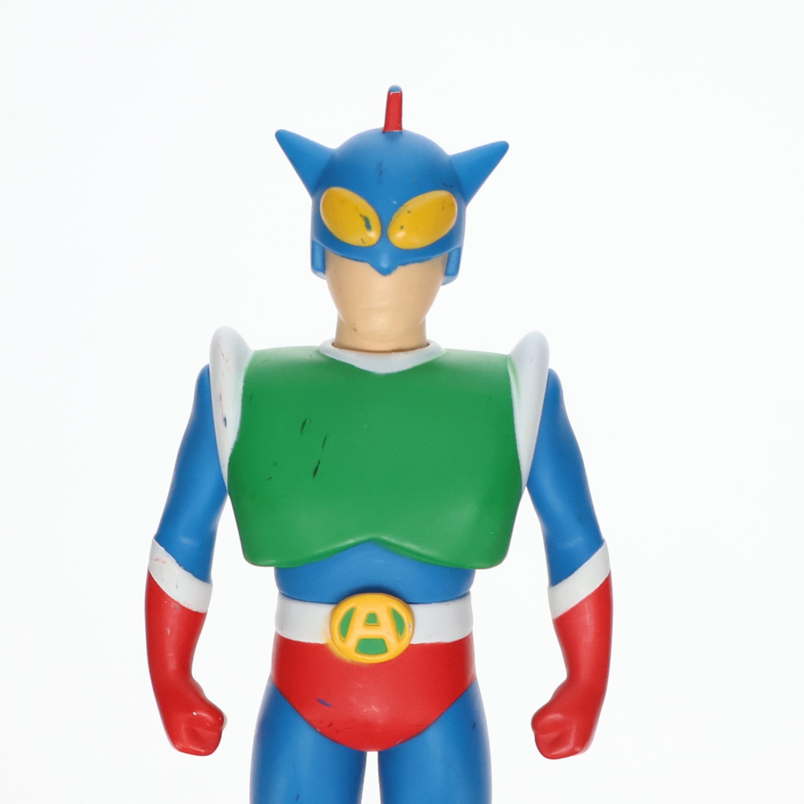 【中古即納】[SFT] プレミアムバンダイ限定 アクション仮面ソフビ アクション仮面カード 映画クレヨンしんちゃん アクション仮面VSハイグレ魔王 完成品 ソフビフィギュア バンダイ(20191231)