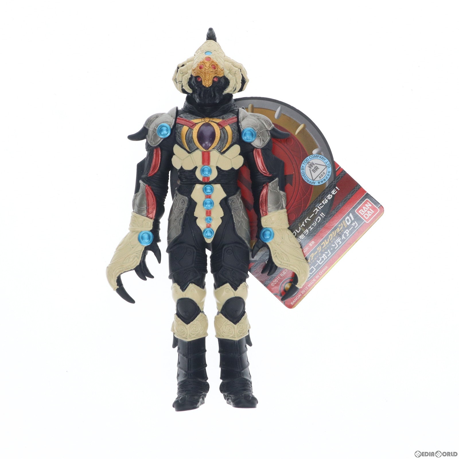 【中古即納】[SFT] ライダーゾディアーツコレクション01 スコーピオン・ゾディアーツ 仮面ライダーフォーゼ 完成品 ソフビフィギュア バンダイ(20120430)